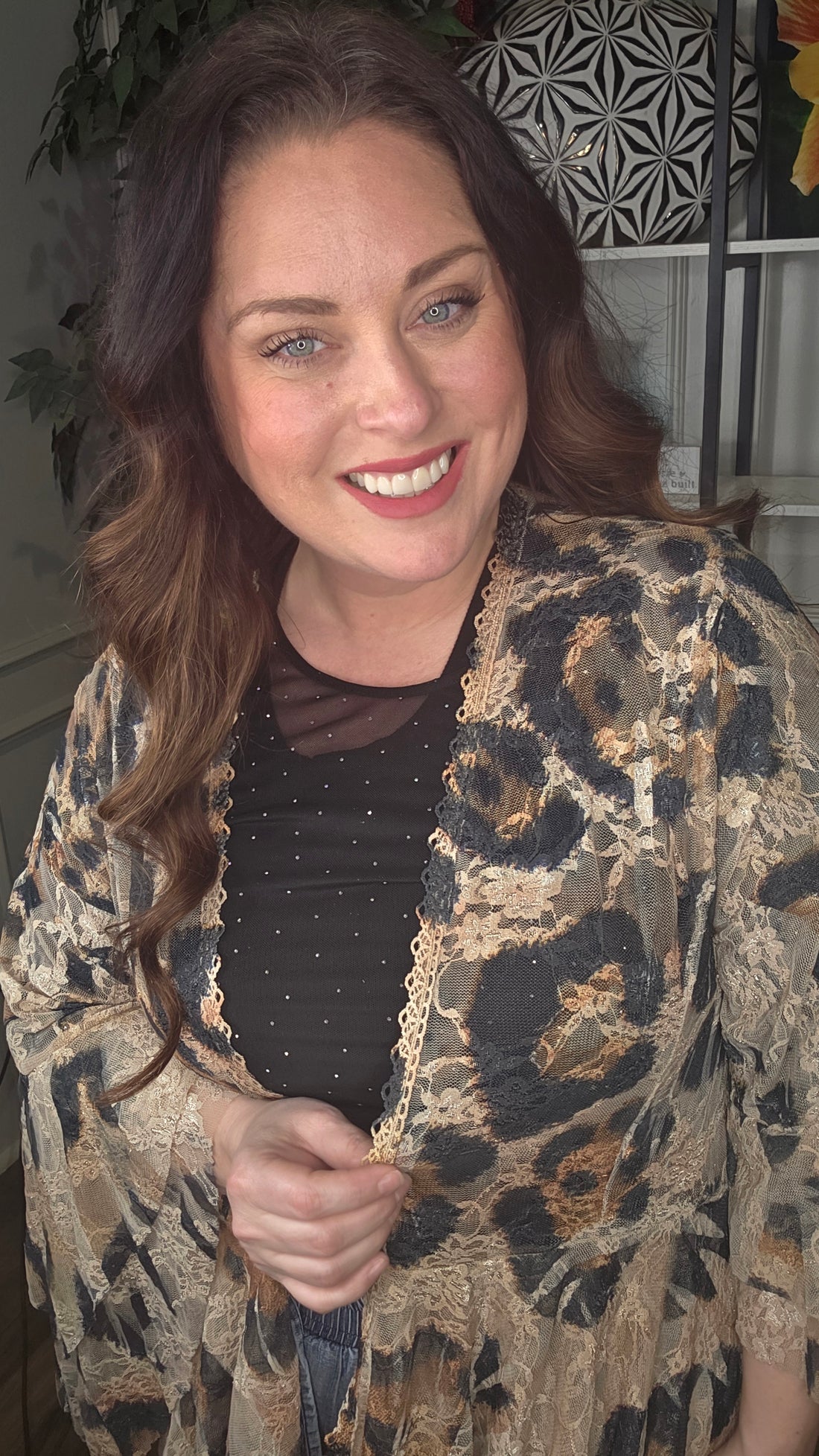 Leopard Lace Love Affair Cardi