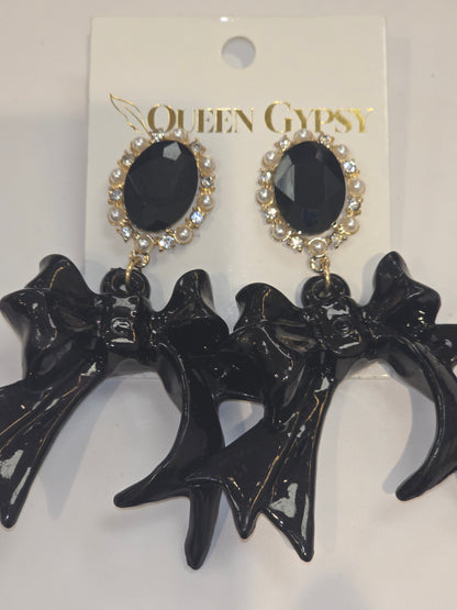 Christmas Bow Earrings