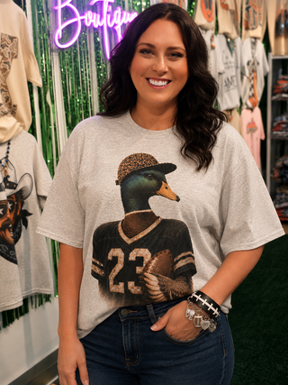 🏈 Duck Yeah, It's Football Season Rhinestone Tee