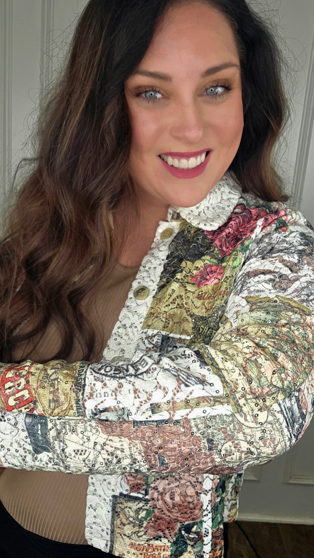 Lace Rodeo Jacket with Bling