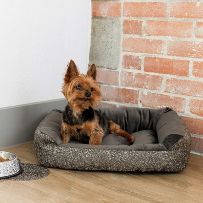 Rhinestone Square Pet Bed