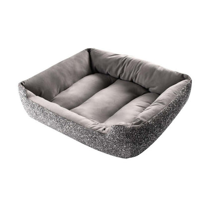 Rhinestone Square Pet Bed