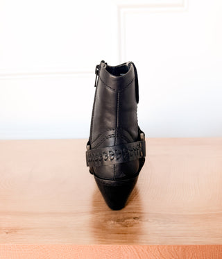 Smithy Suede Ankle Boot in Black
