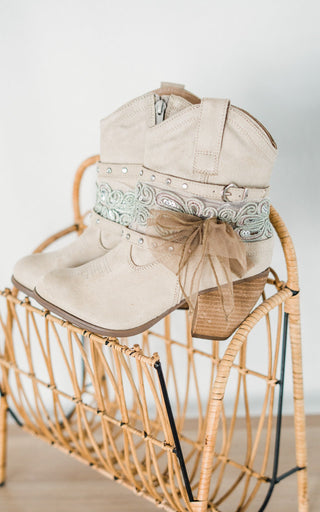 Stash Bootie in Cream