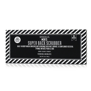 Men's Super Body Wash Infused Back Scrubber