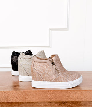 Timmibelle Wedge Sneaker in Blush