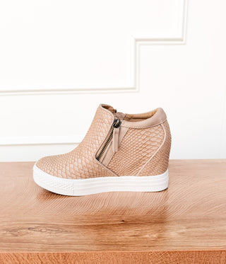 Timmibelle Wedge Sneaker in Blush