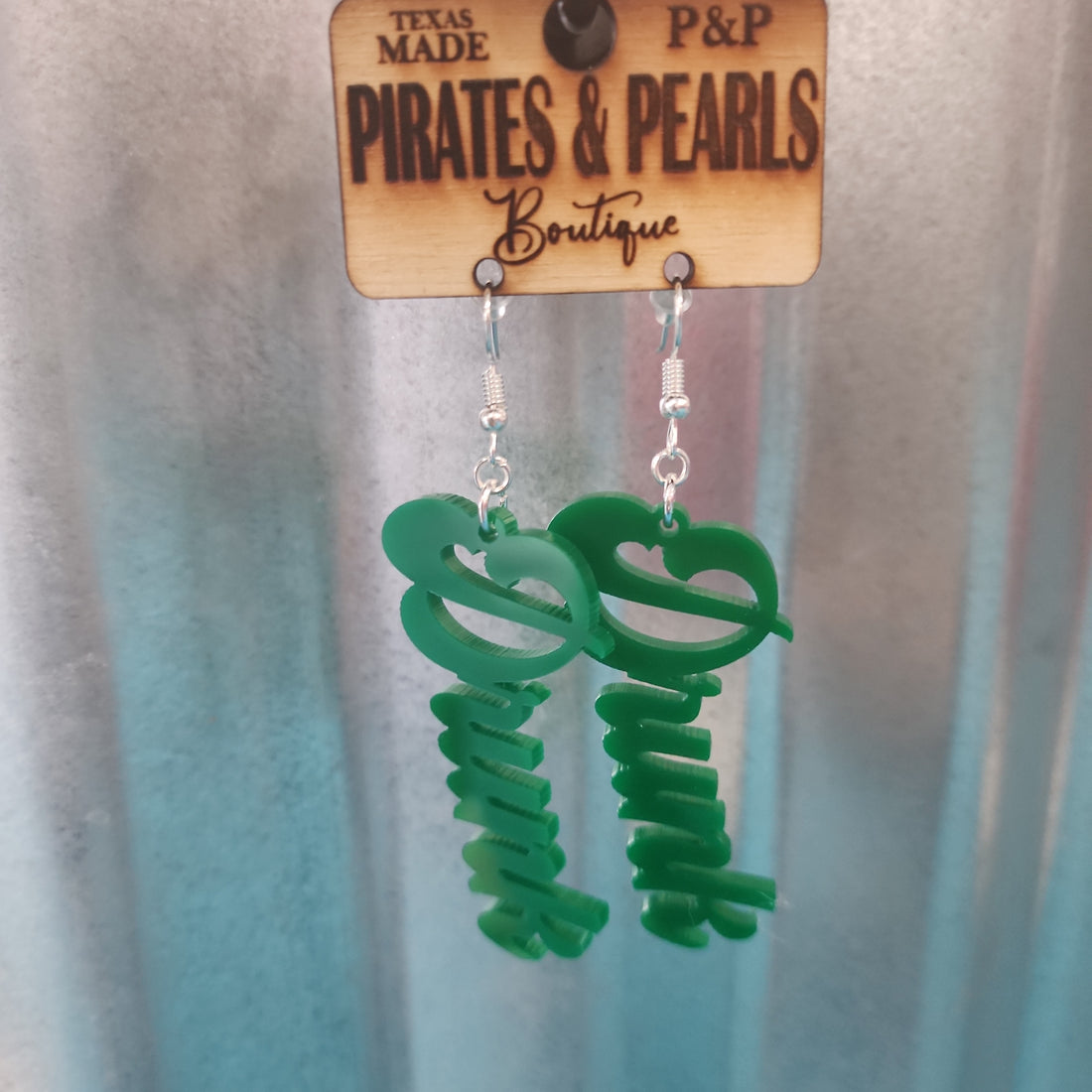 St. Pattys Drunk Earrings