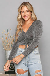 Shirts & Tops Metallic Crop Top